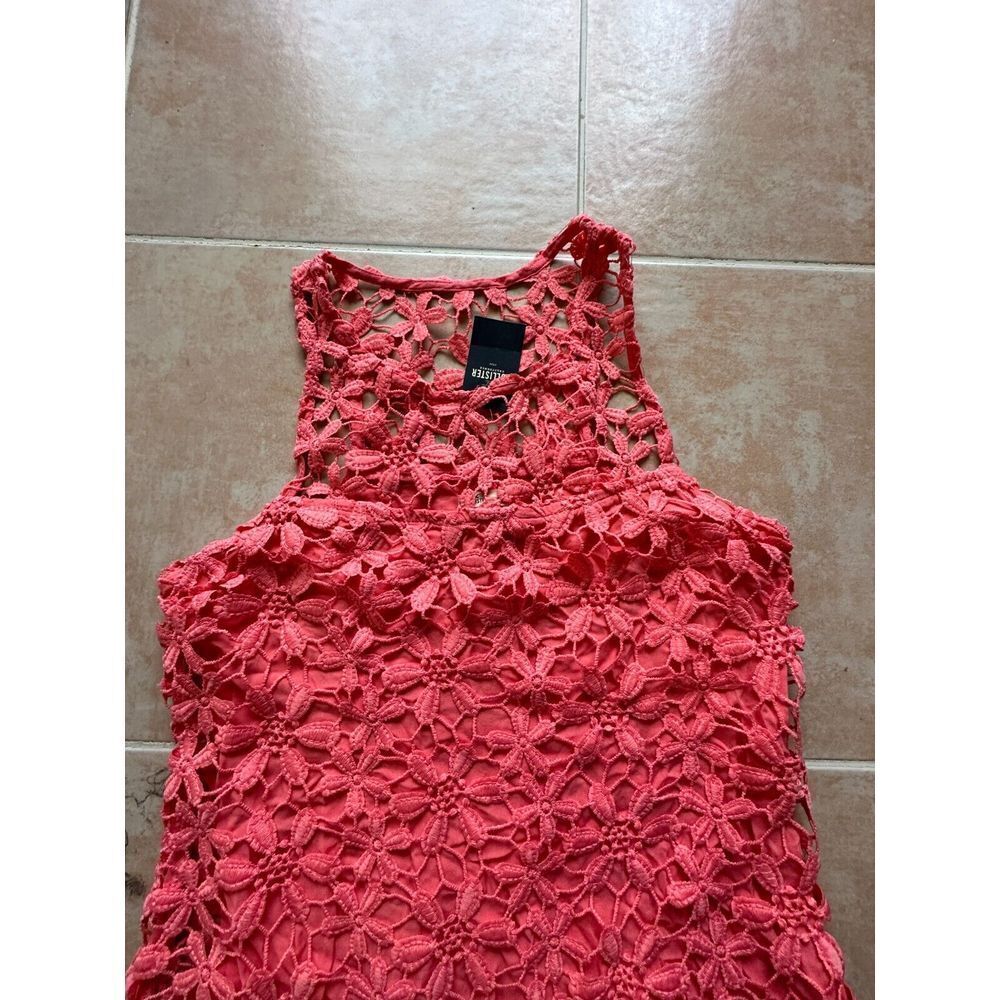 HOLLISTER Lace sleeveless midi Dress Size S New ! - Picture 3 of 8